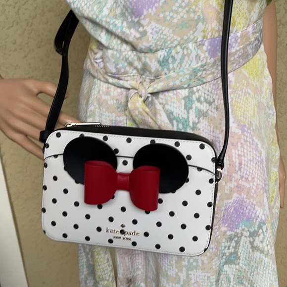 disney x kate spade new york other minnie mouse camera bag - Picture 15 of 16